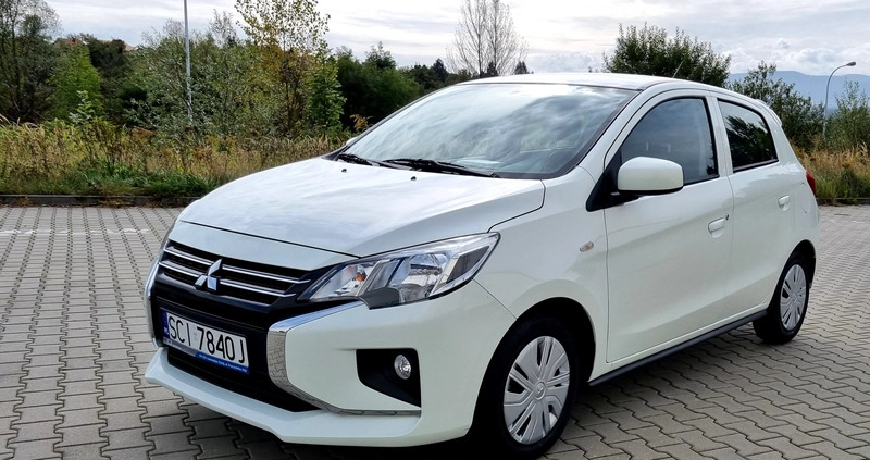 Mitsubishi Space Star cena 42900 przebieg: 9540, rok produkcji 2021 z Cieszyn małe 79